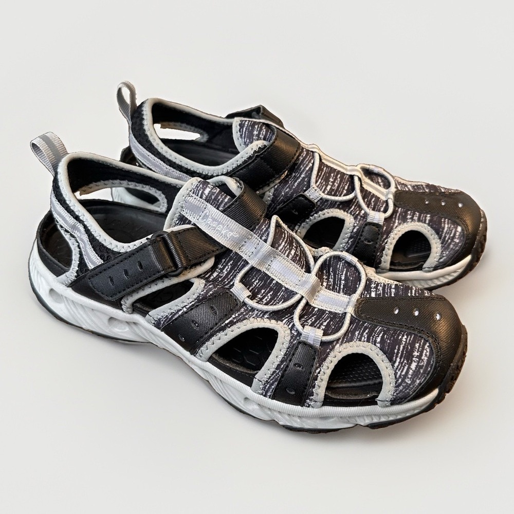 Cheeks Fit Body Tony Little All Terrain Trainer Shoe Black Water Transfer 8.5W